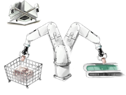 ３次元ロボットビジョンによるバラ積みピッキング